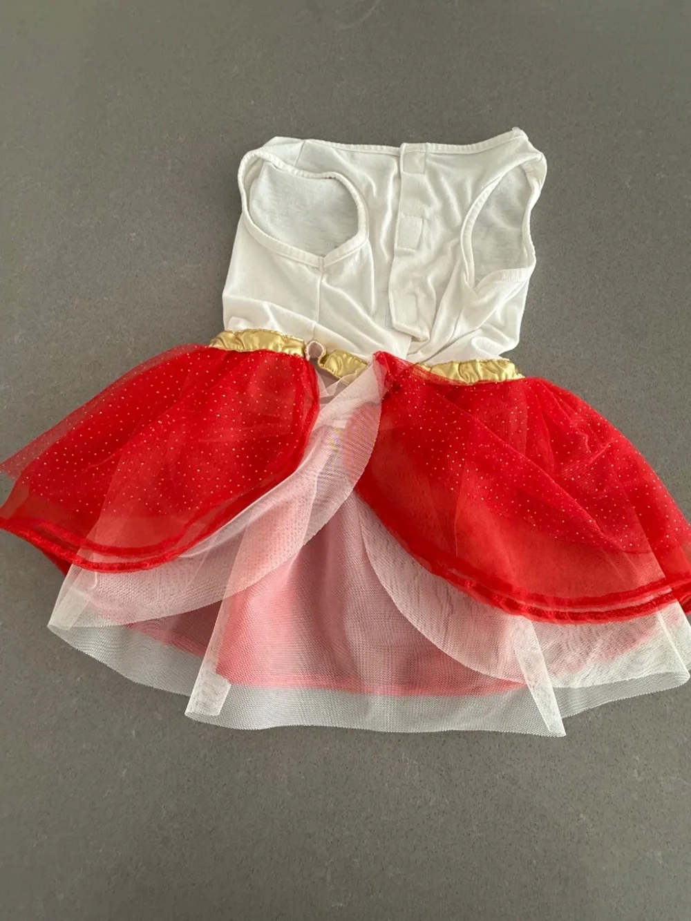 Santa Baby Dog XL Dress Christmas Size Small Red Gold Bow Merry Makings